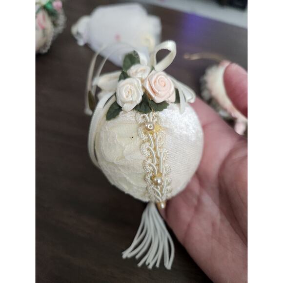 KSA Collectables Vtg Kurt Hadler Victorian Ornament Lot Of 9 With Musical Heart! - Picture 8 of 14